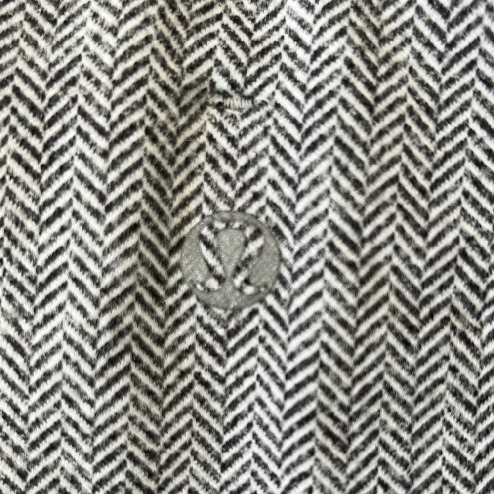 lululemon athletica Black and White Herringbone Leggings